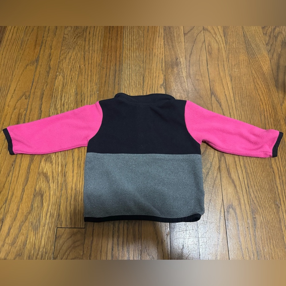 Baby girl The North Face pullover fleece sweater. Good used condition